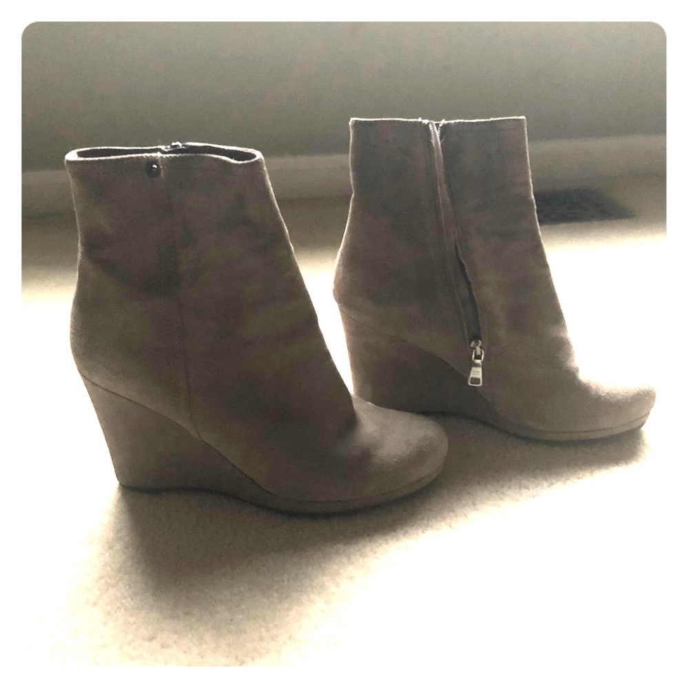 Prada Sport- Beige Suede ankle boots